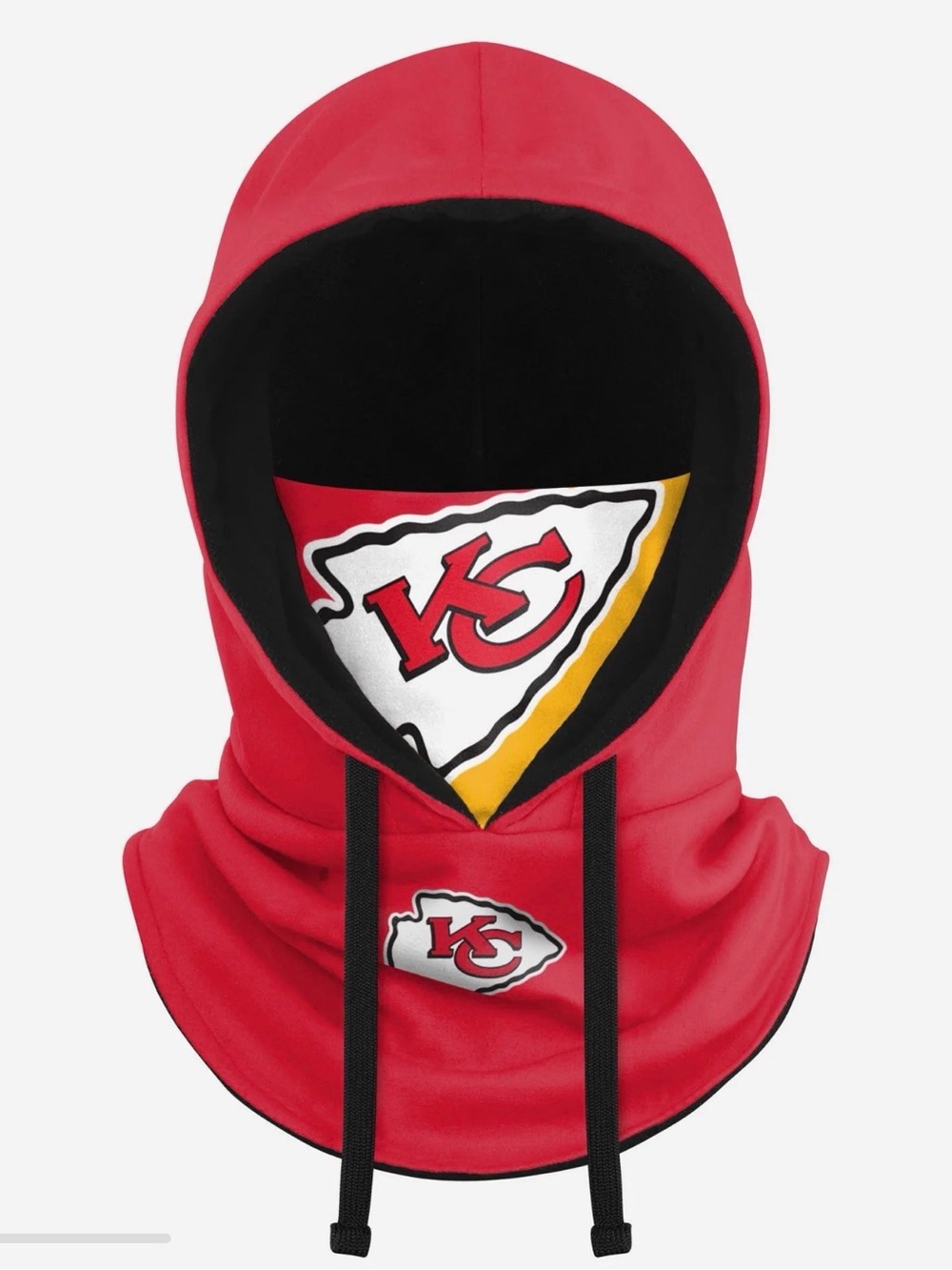 NWT Kansas City Chiefs Drawstring Hooded Gaiter by FOCO **Fast Shipping**
